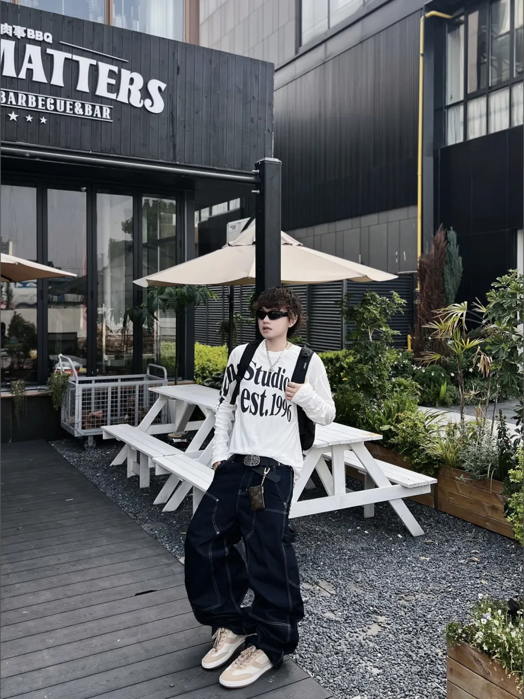 Logo-Print Cotton Long-Sleeve T-Shirt D13023704 — view 59
