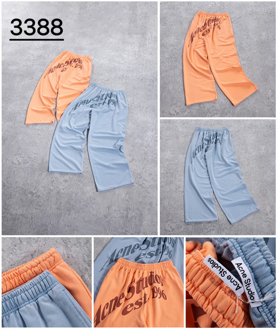 Logo Print Washed Cotton Sweatpants D18523692
