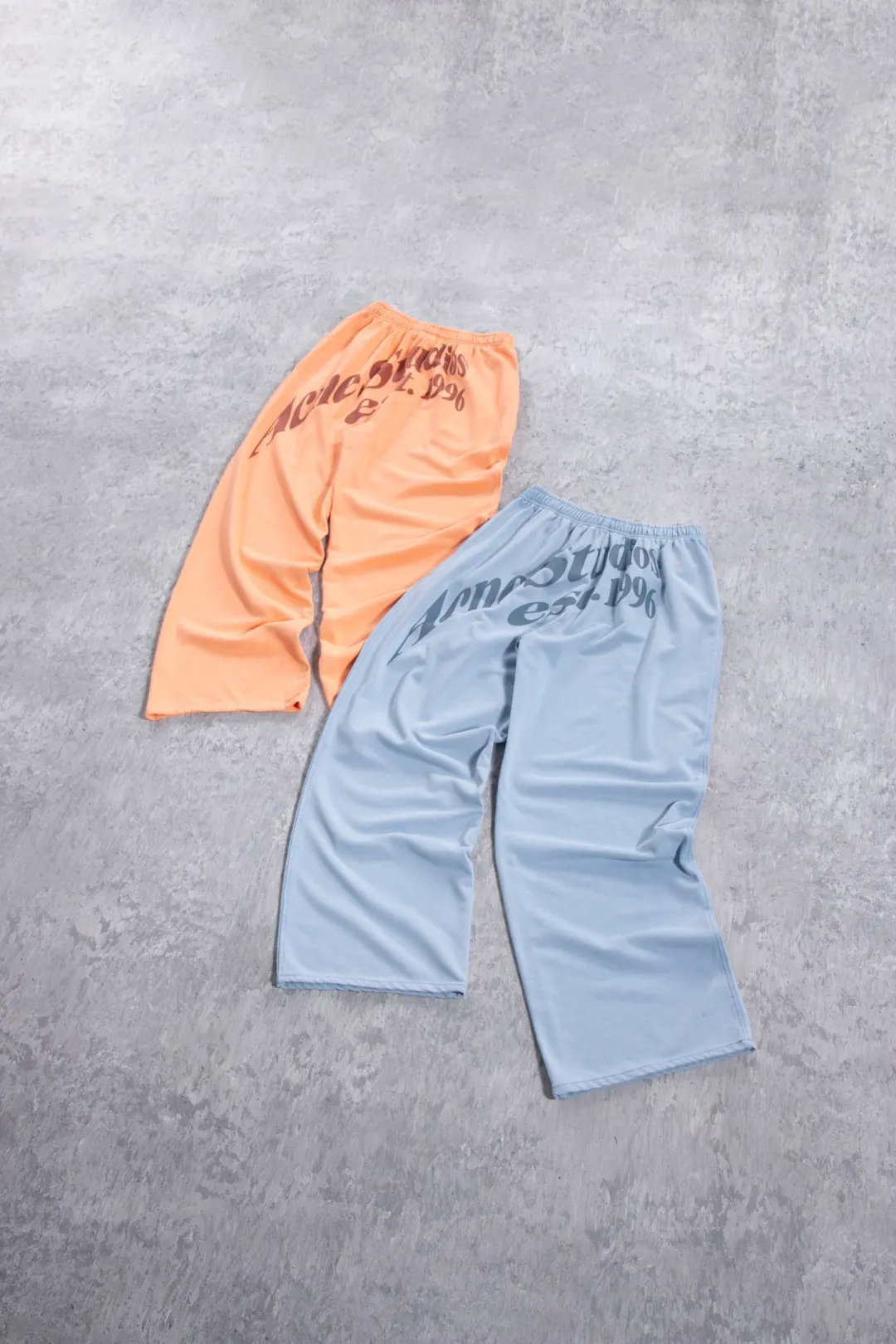 Logo Print Washed Cotton Sweatpants D18523692 — view 2