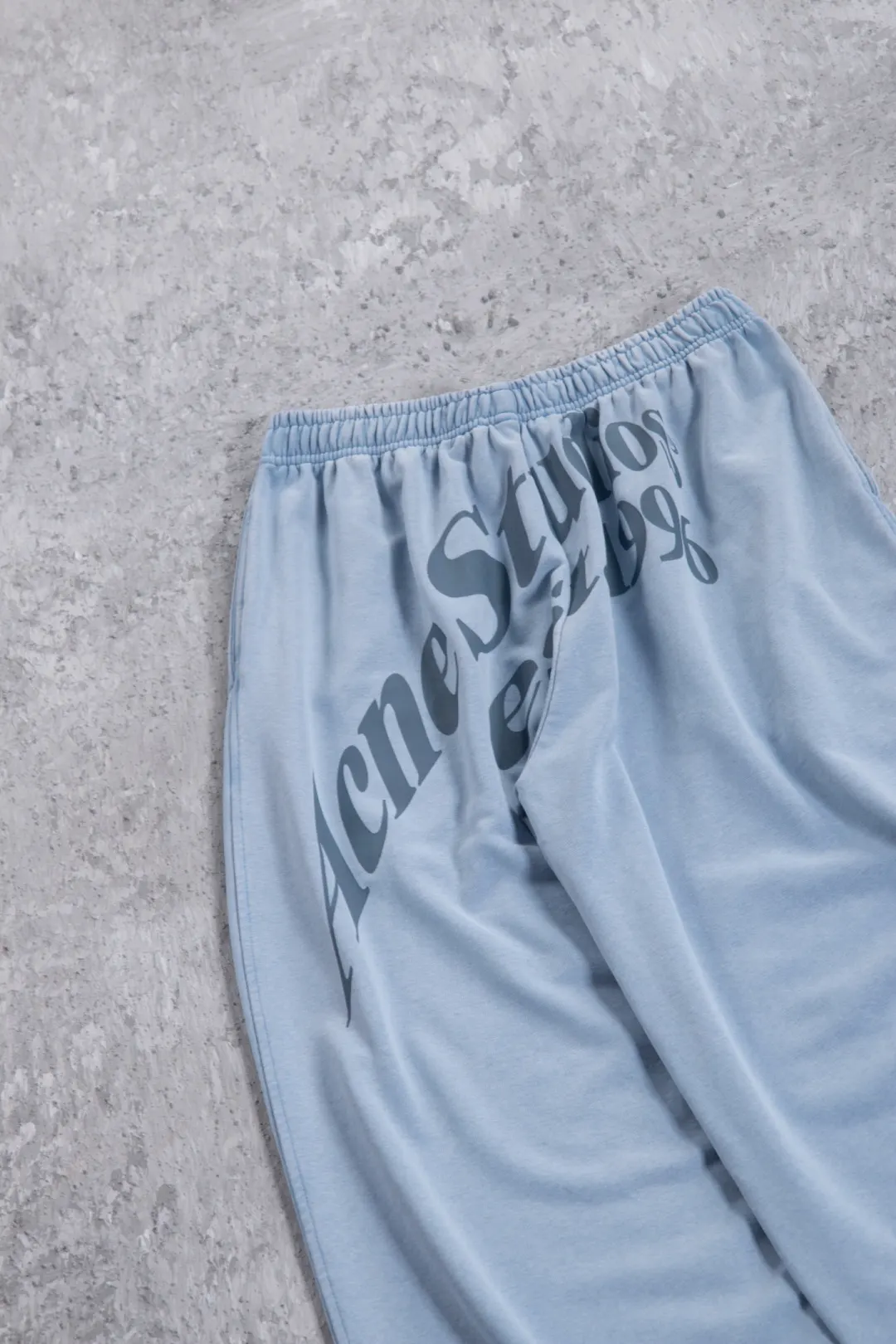 Logo Print Washed Cotton Sweatpants D18523692 — view 9