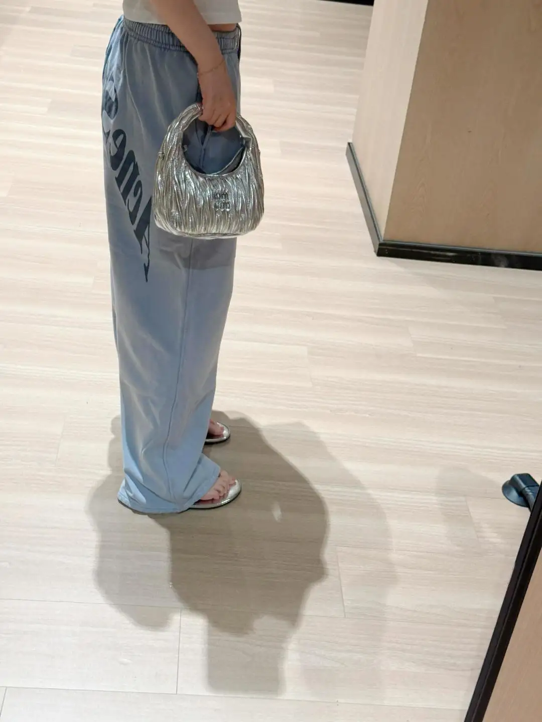 Logo Print Washed Cotton Sweatpants D18523692 — view 48