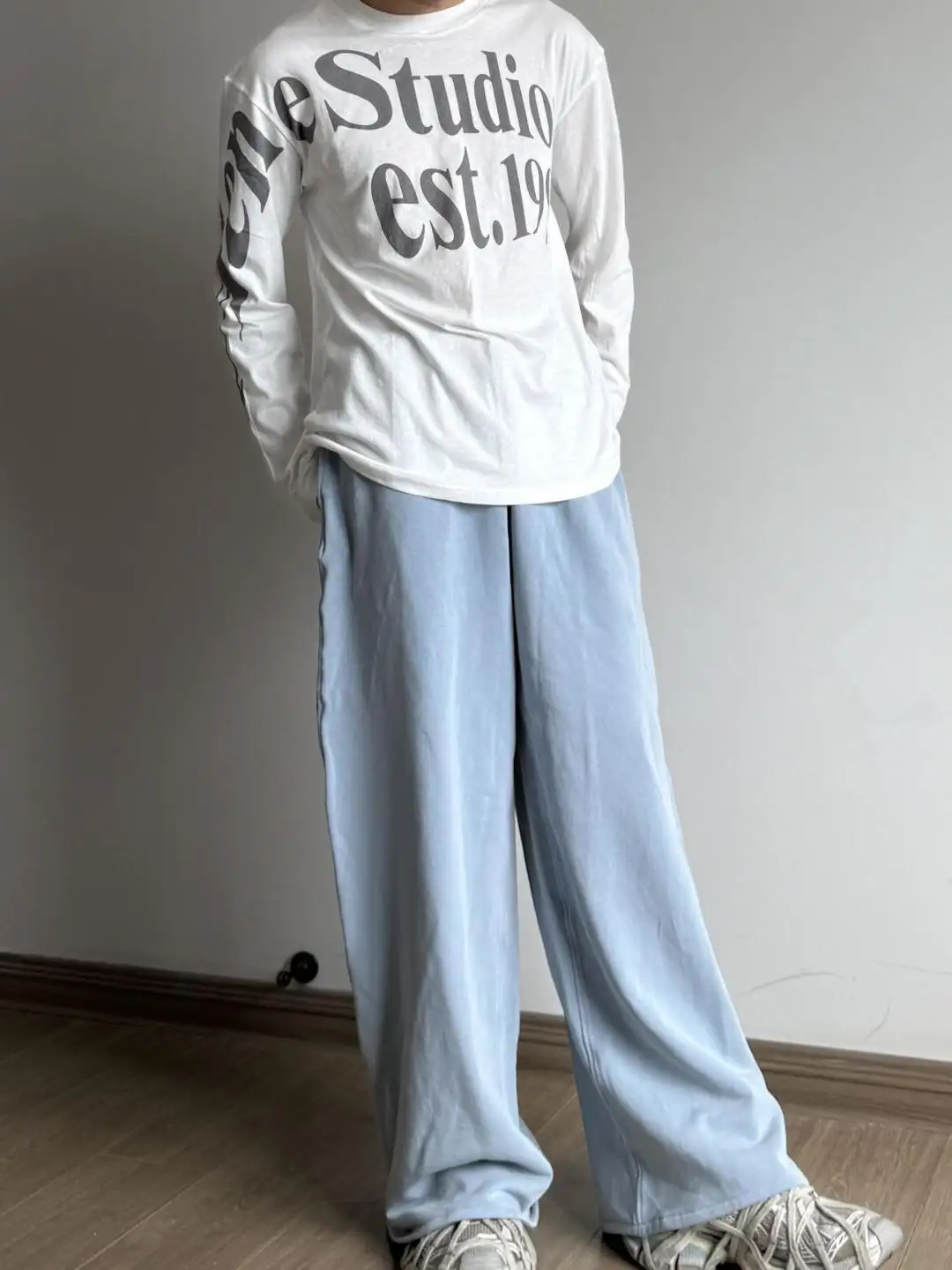Logo Print Washed Cotton Sweatpants D18523692 — view 70