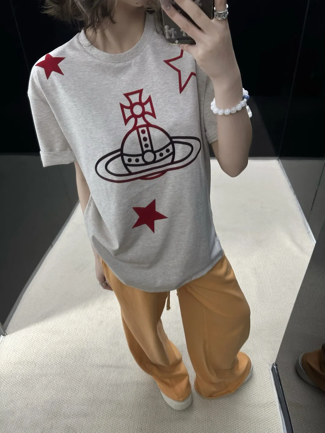 Logo Print Washed Cotton Sweatpants D18523692 — view 72