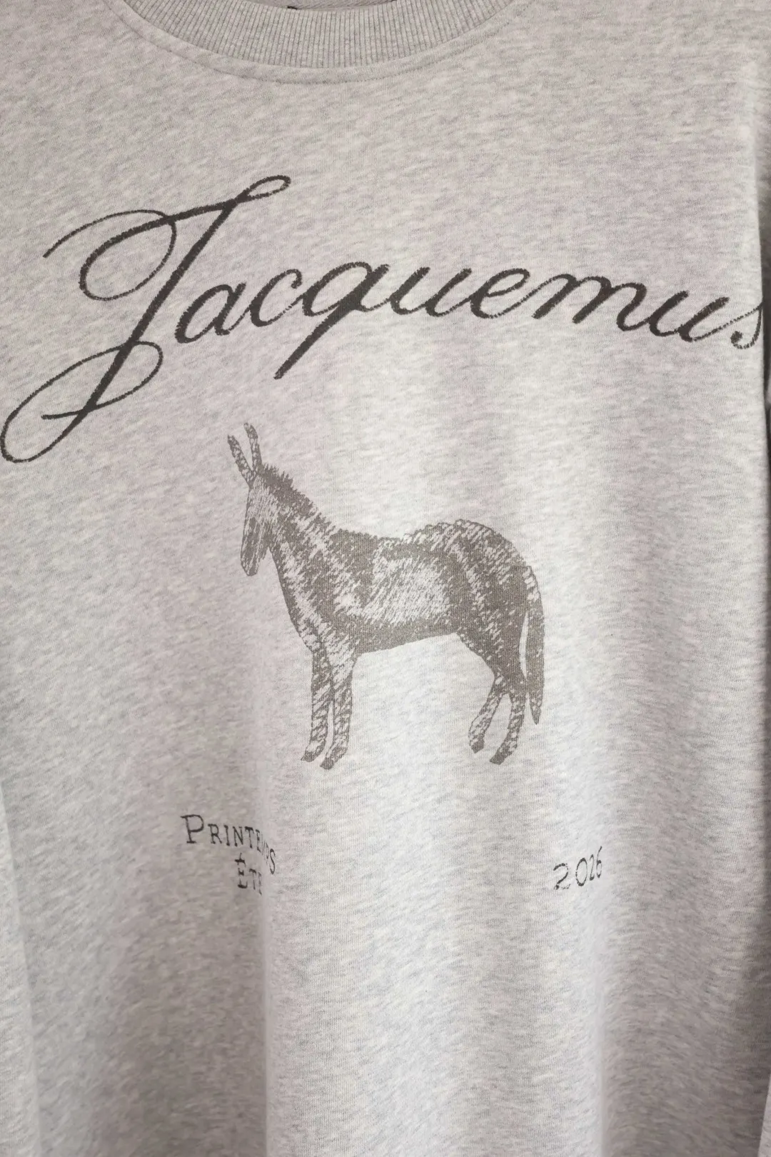 Donkey Sketch Print Crew-Neck Sweatshirt D15023709 — view 5