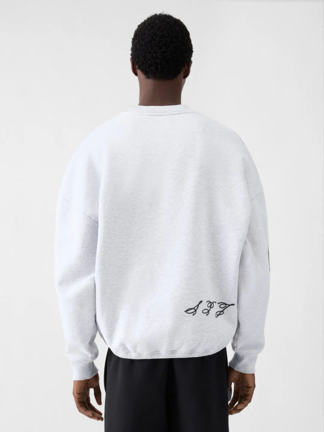 Donkey Sketch Print Crew-Neck Sweatshirt D15023709 — view 32