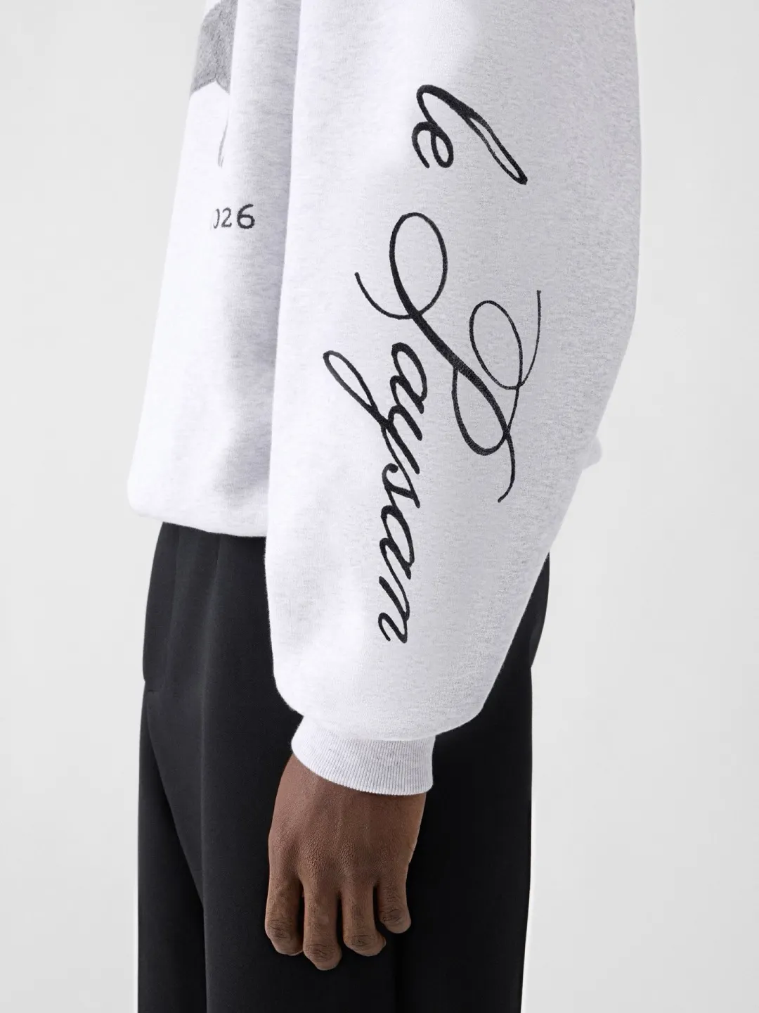 Donkey Sketch Print Crew-Neck Sweatshirt D15023709 — view 33
