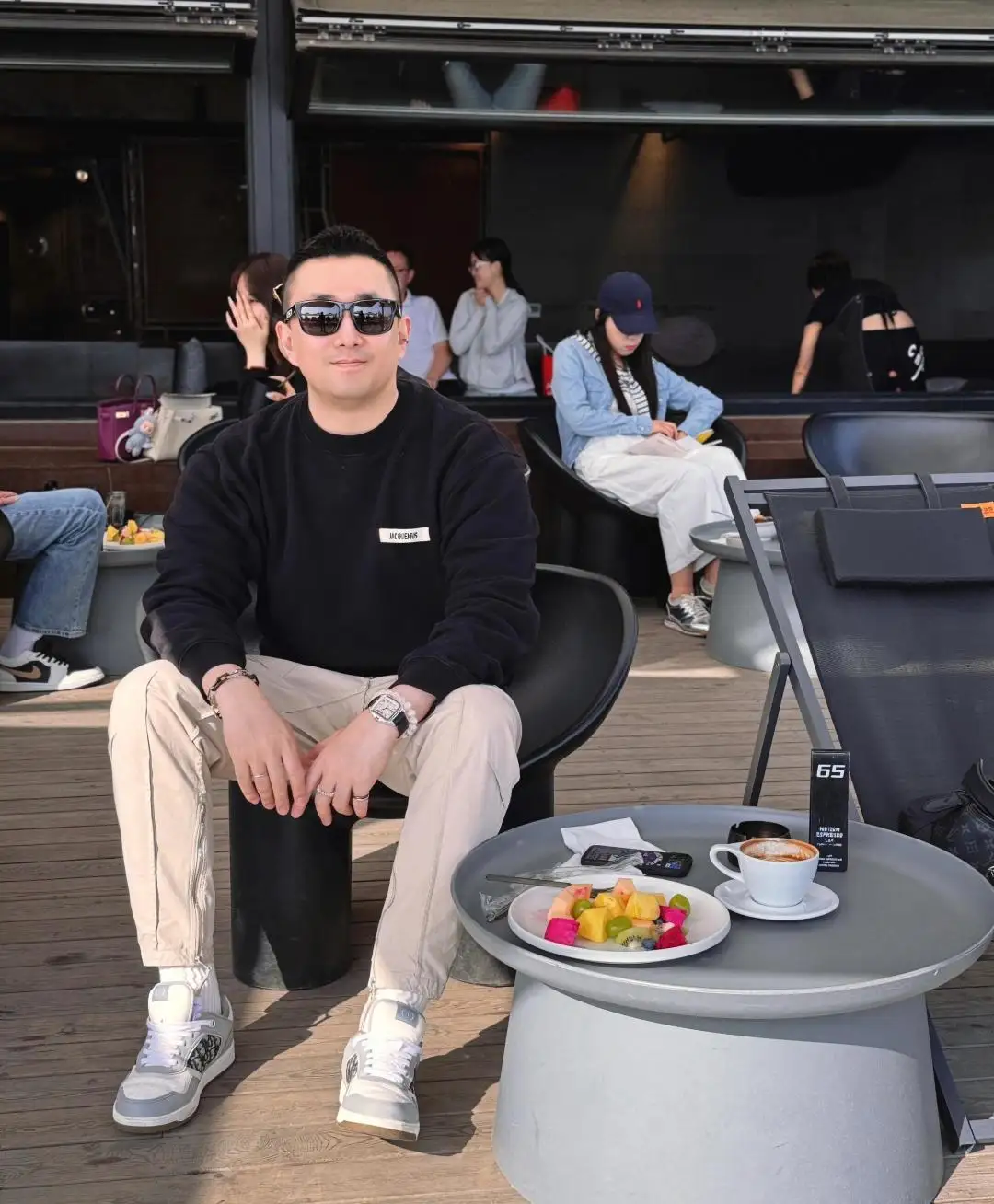 Logo-Patch Cotton-Terry Sweatshirt D15023711 — view 22