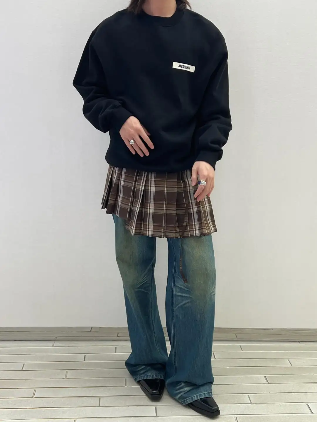 Logo-Patch Cotton-Terry Sweatshirt D15023711 — view 27