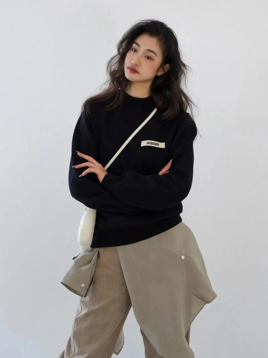 Logo-Patch Cotton-Terry Sweatshirt D15023711 — view 30