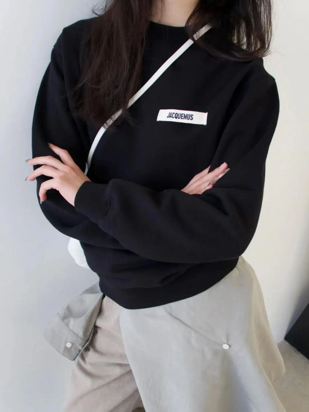 Logo-Patch Cotton-Terry Sweatshirt D15023711 — view 32