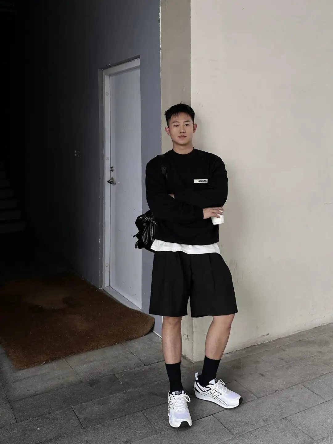 Logo-Patch Cotton-Terry Sweatshirt D15023711 — view 41