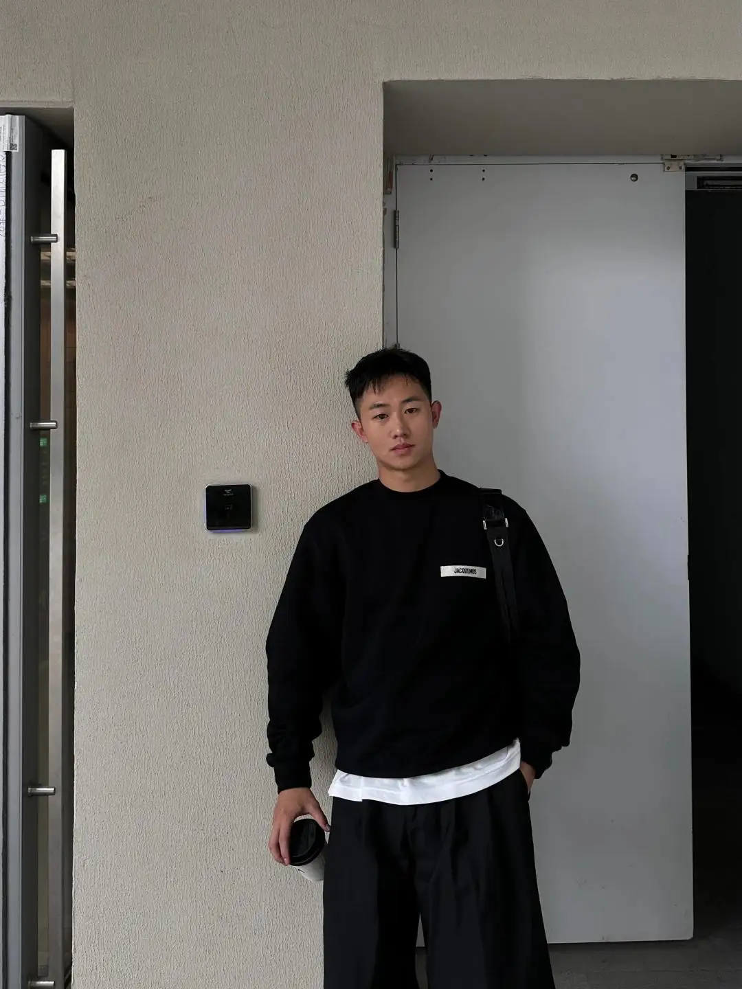 Logo-Patch Cotton-Terry Sweatshirt D15023711 — view 47