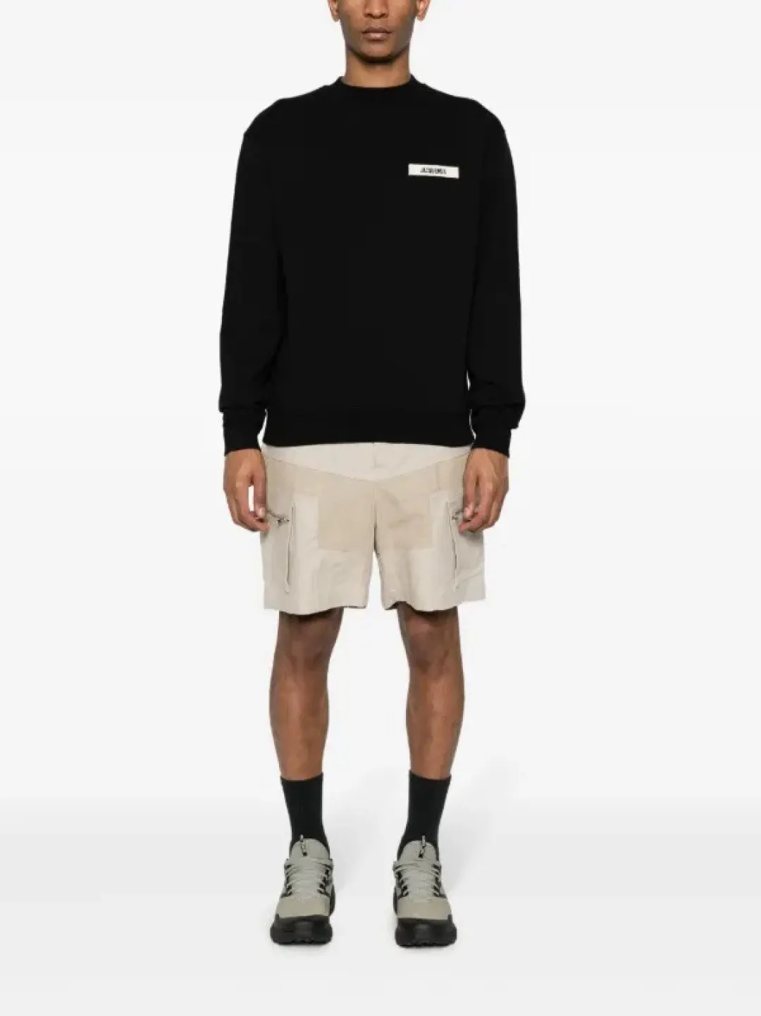 Logo-Patch Cotton-Terry Sweatshirt D15023711 — view 48