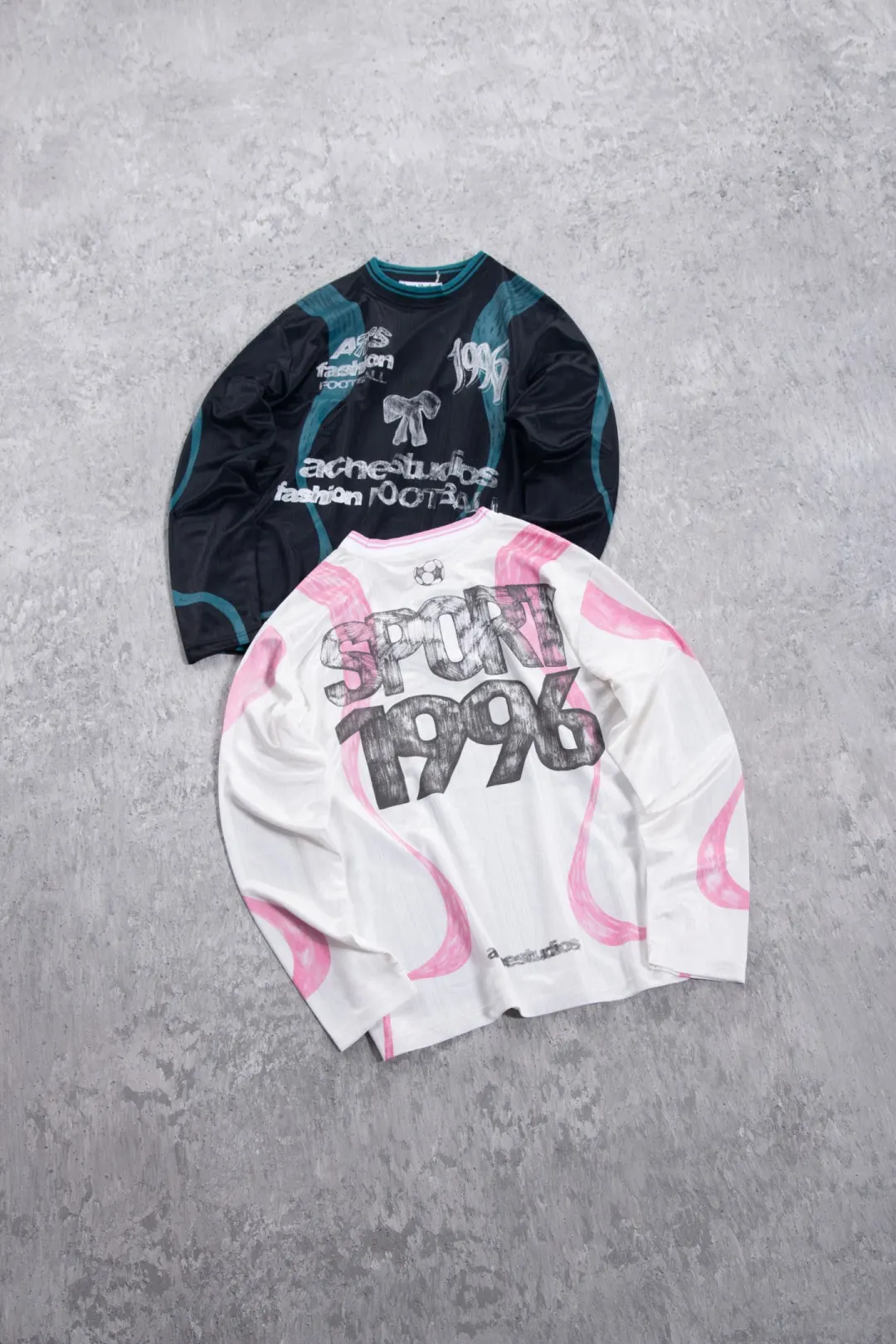 Bow Graphic Jacquard Football Jersey D15023707 — view 4