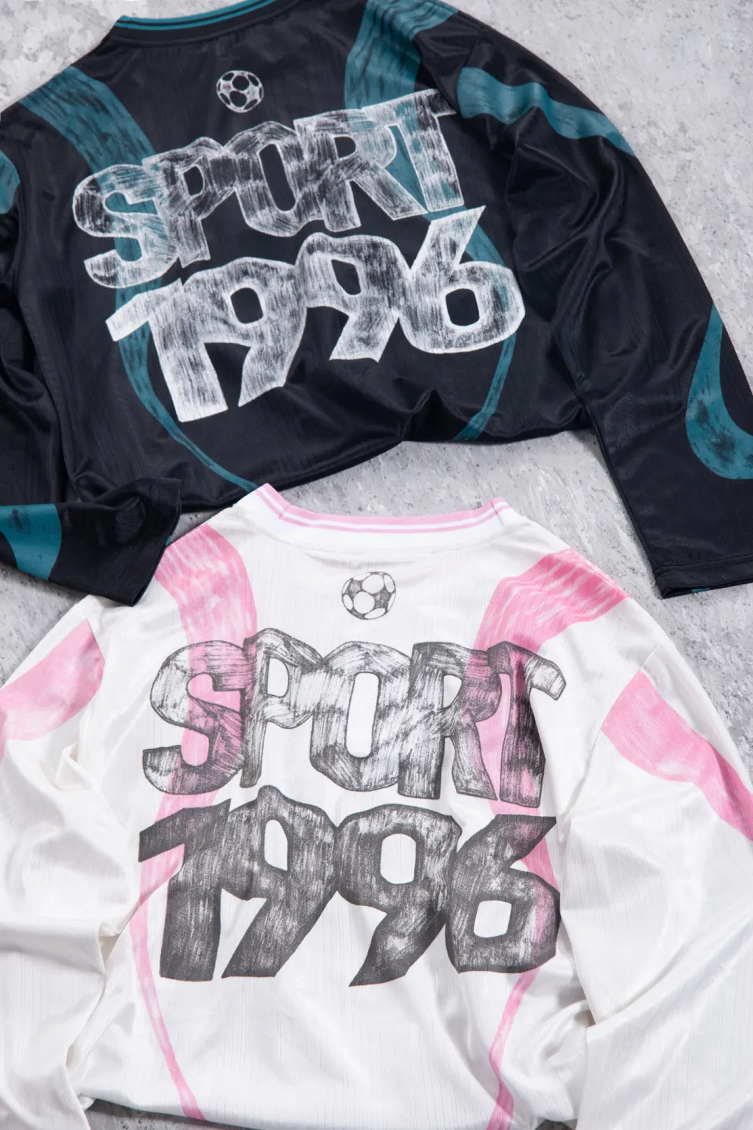 Bow Graphic Jacquard Football Jersey D15023707 — view 7