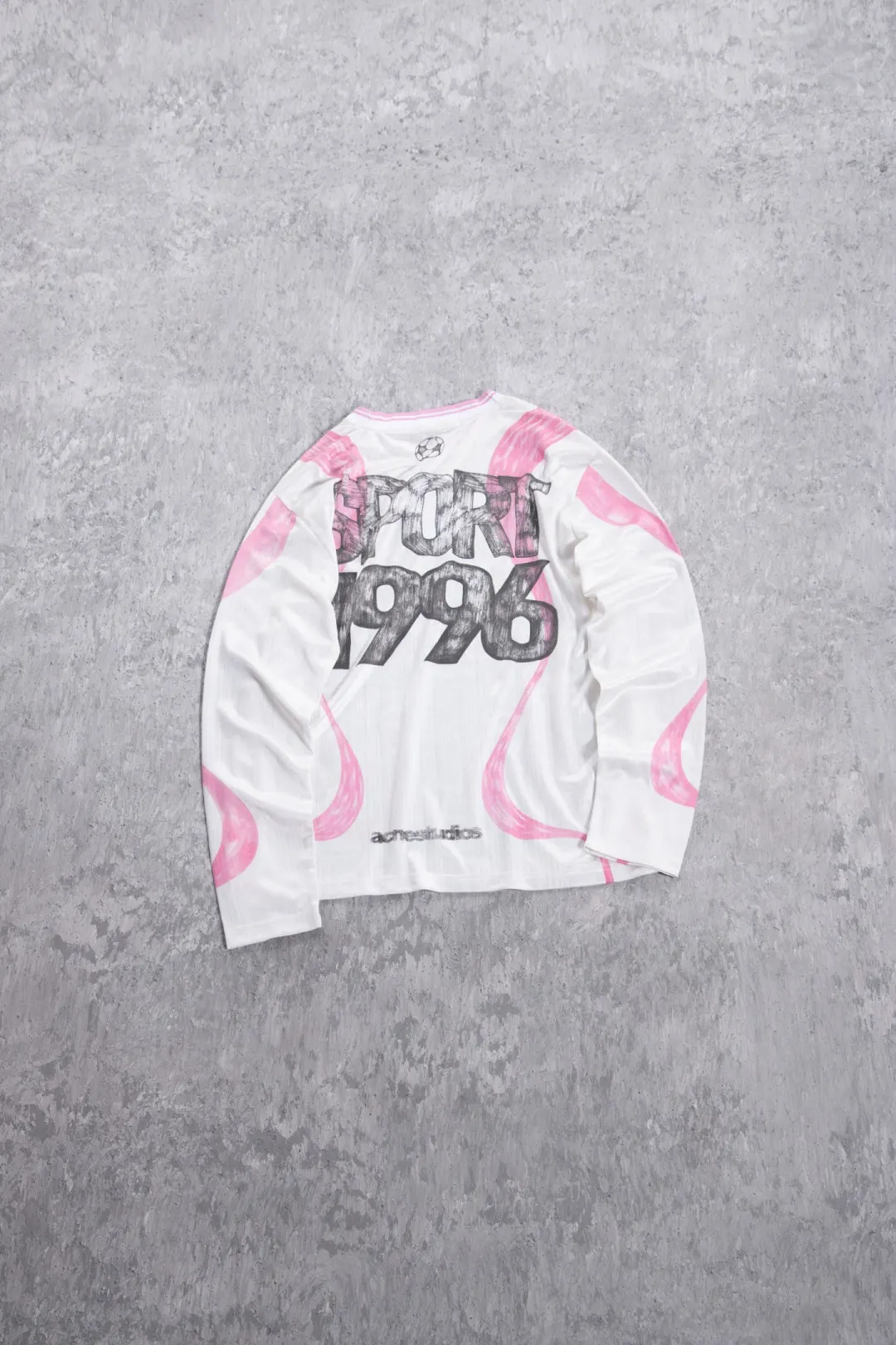 Bow Graphic Jacquard Football Jersey D15023707 — view 10