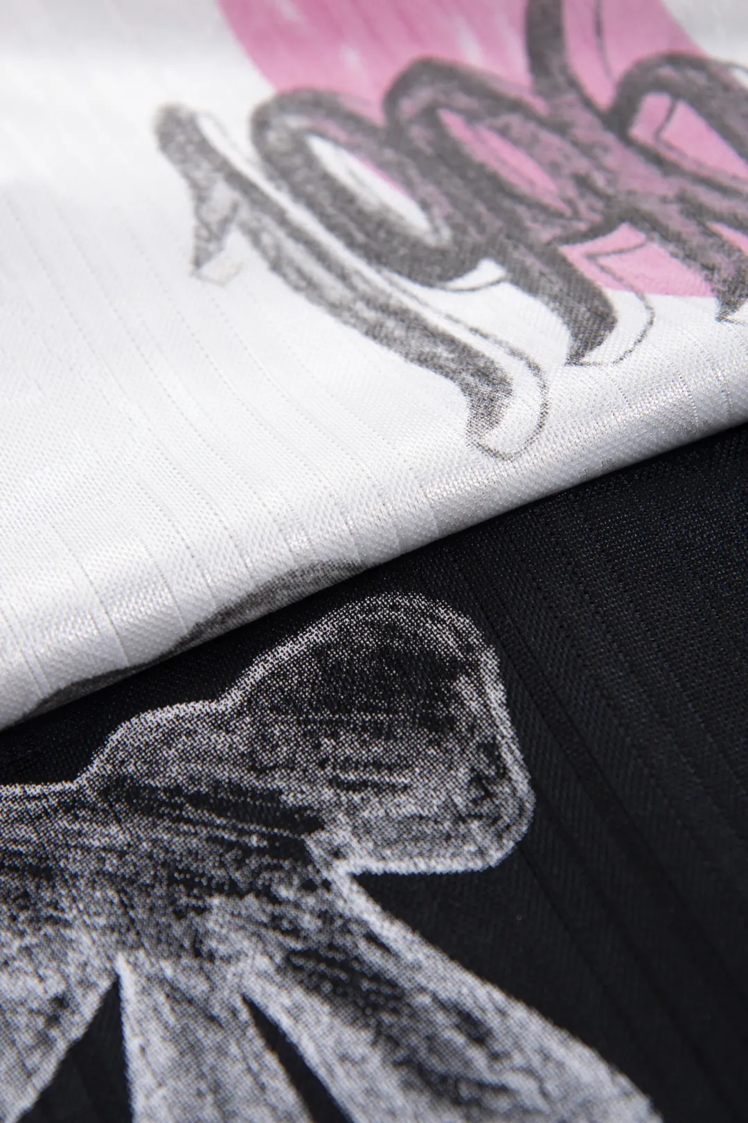 Bow Graphic Jacquard Football Jersey D15023707 — view 19