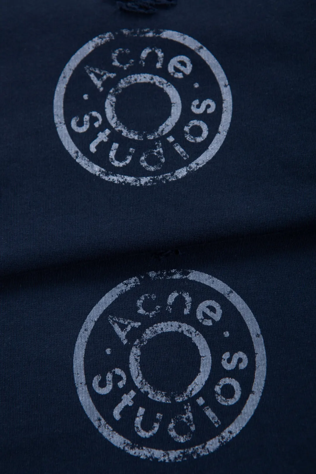 Distressed Logo-Print Crew-Neck Sweatshirt D17023712 — view 13