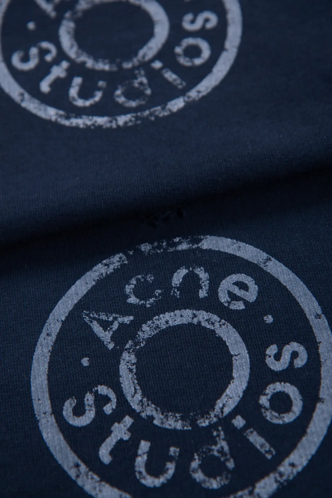 Distressed Logo-Print Crew-Neck Sweatshirt D17023712 — view 14