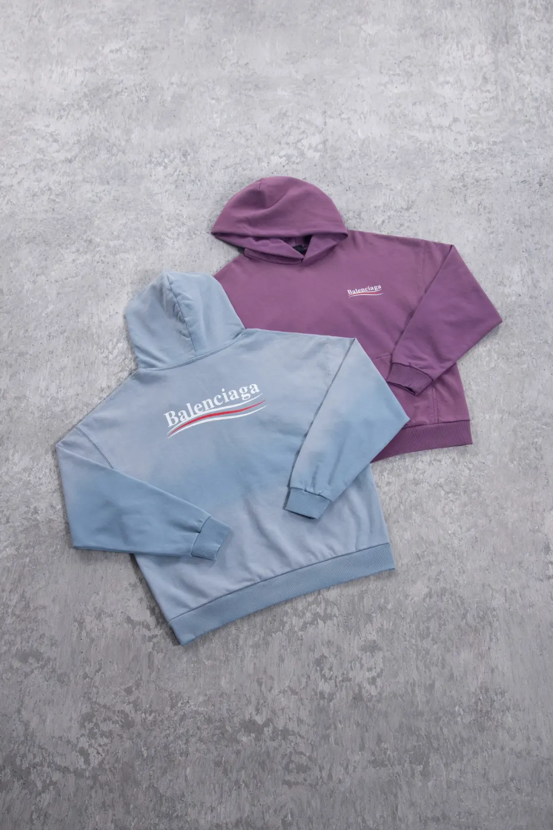 Logo-Print Washed Cotton Hoodie D19523702 — view 40