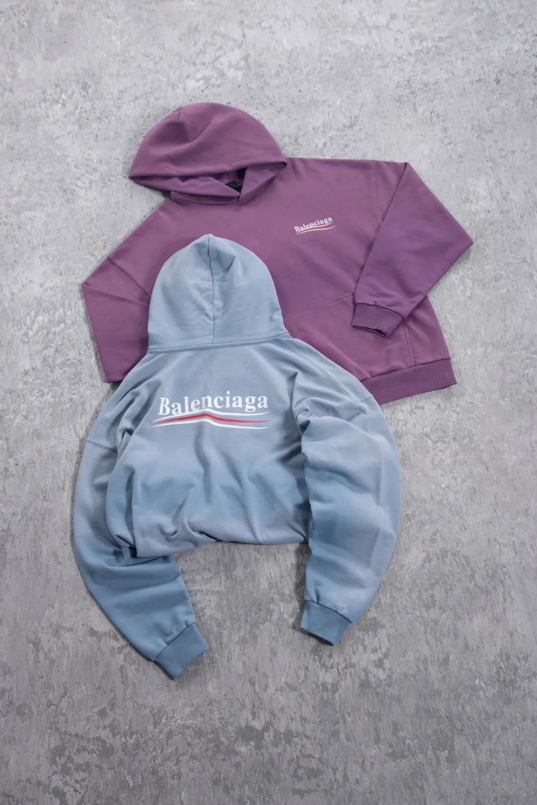 Logo-Print Washed Cotton Hoodie D19523702 — view 42