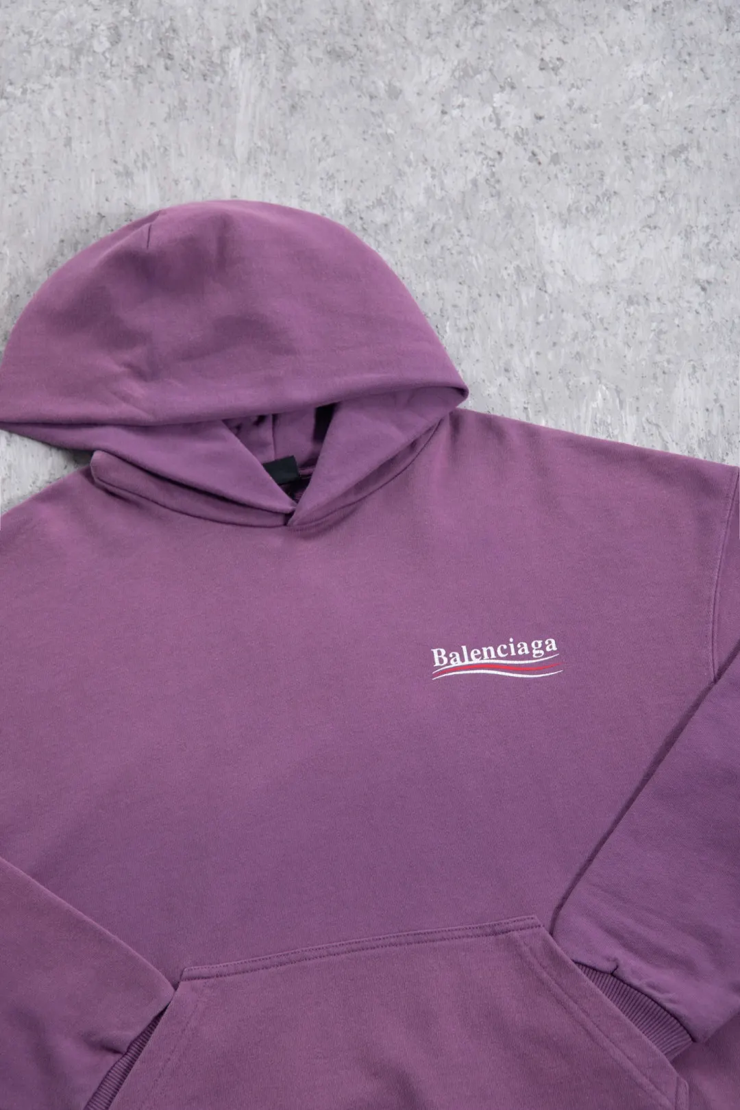 Logo-Print Washed Cotton Hoodie D19523702 — view 45