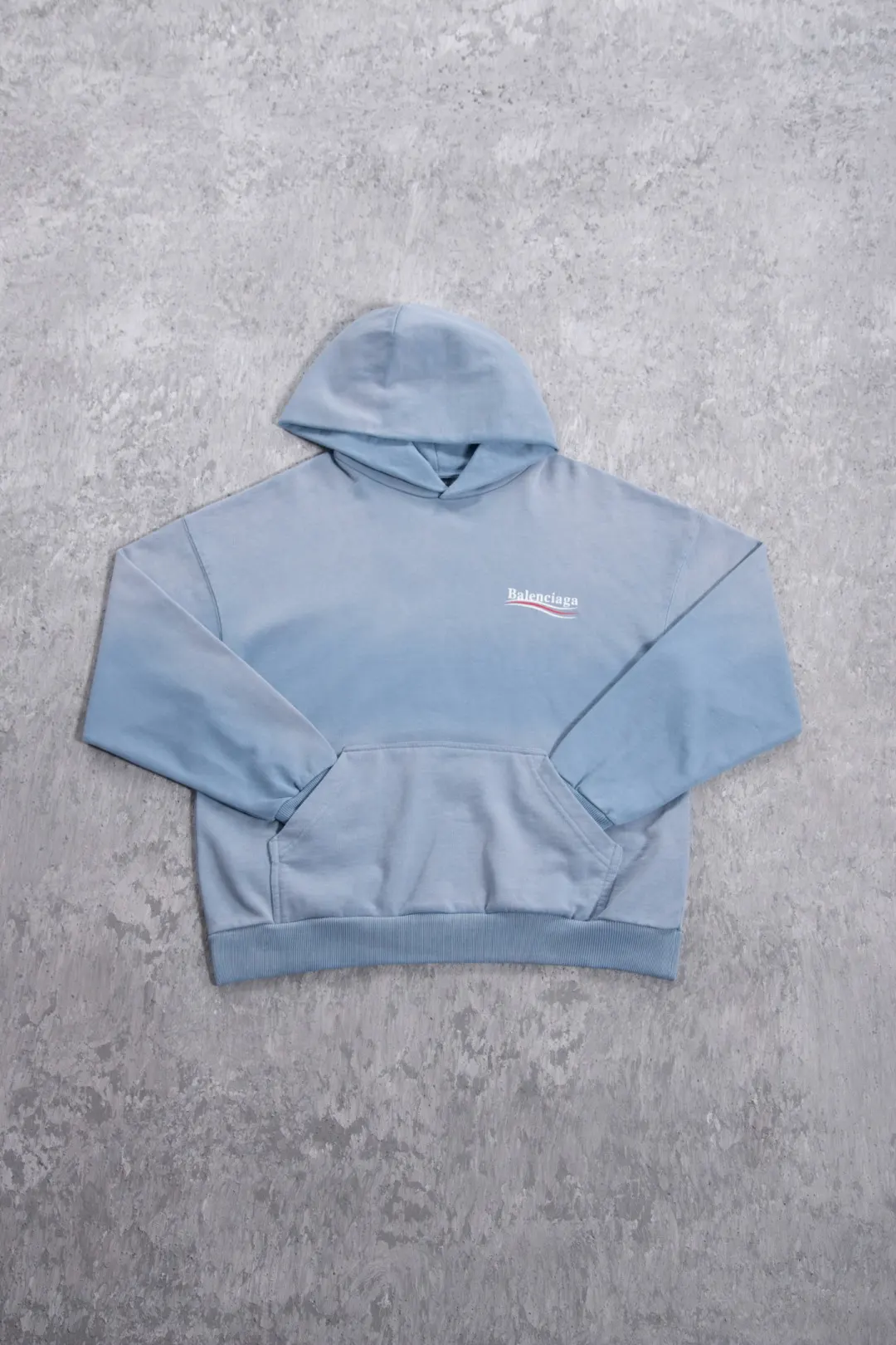Logo-Print Washed Cotton Hoodie D19523702 — view 48
