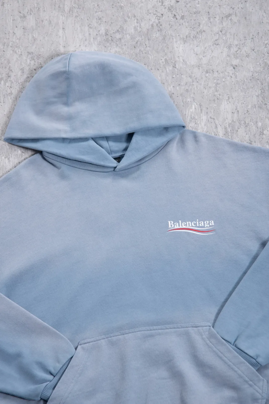 Logo-Print Washed Cotton Hoodie D19523702 — view 49
