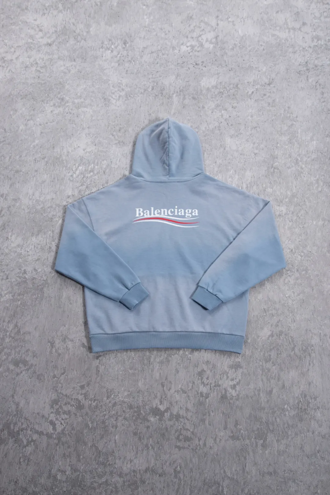 Logo-Print Washed Cotton Hoodie D19523702 — view 50