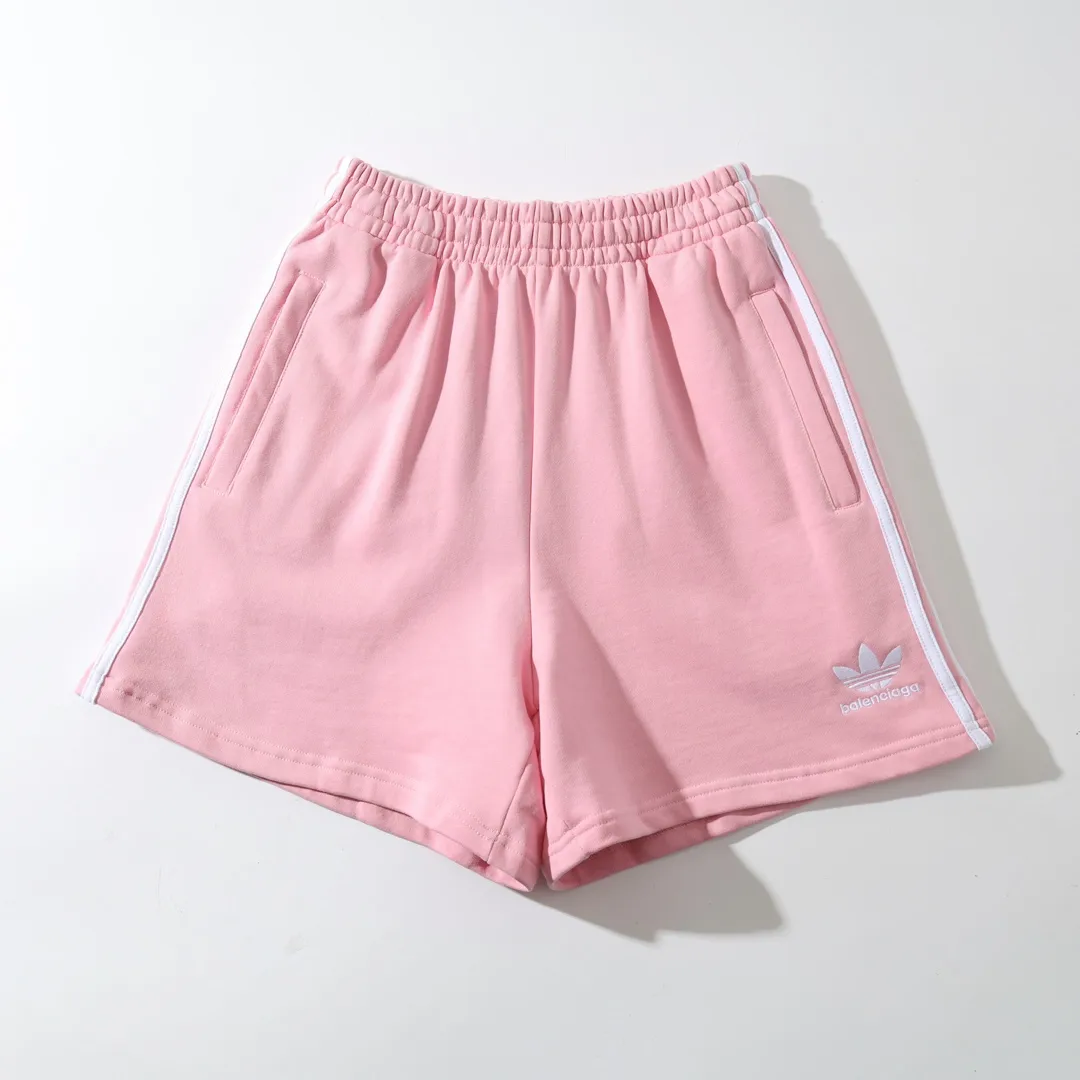 Logo Embroidered Striped Jersey Shorts D16521271