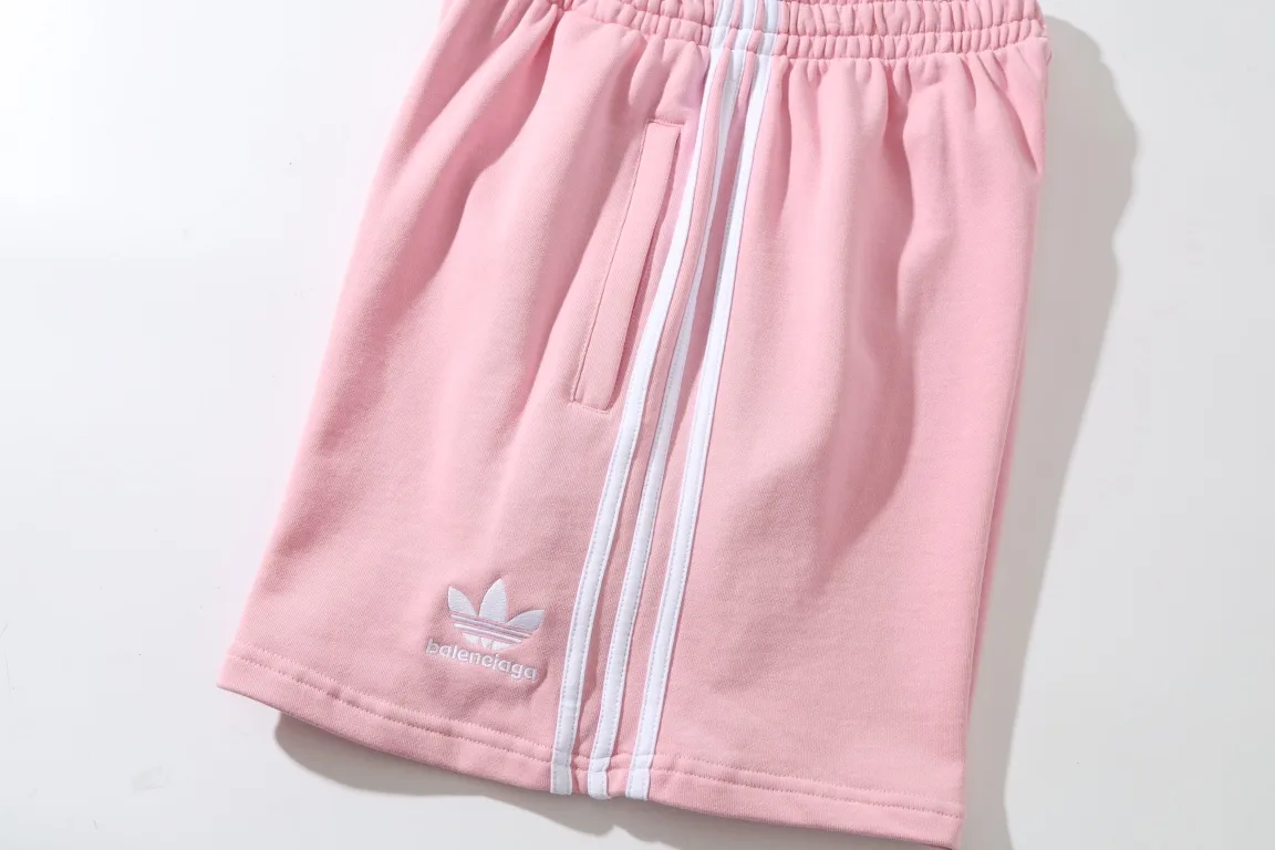 Logo Embroidered Striped Jersey Shorts D16521271 — view 6