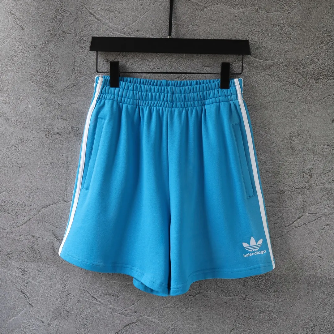 Logo Embroidered Striped Jersey Shorts D16521271 — view 10