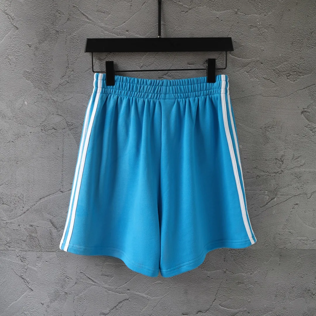 Logo Embroidered Striped Jersey Shorts D16521271 — view 11