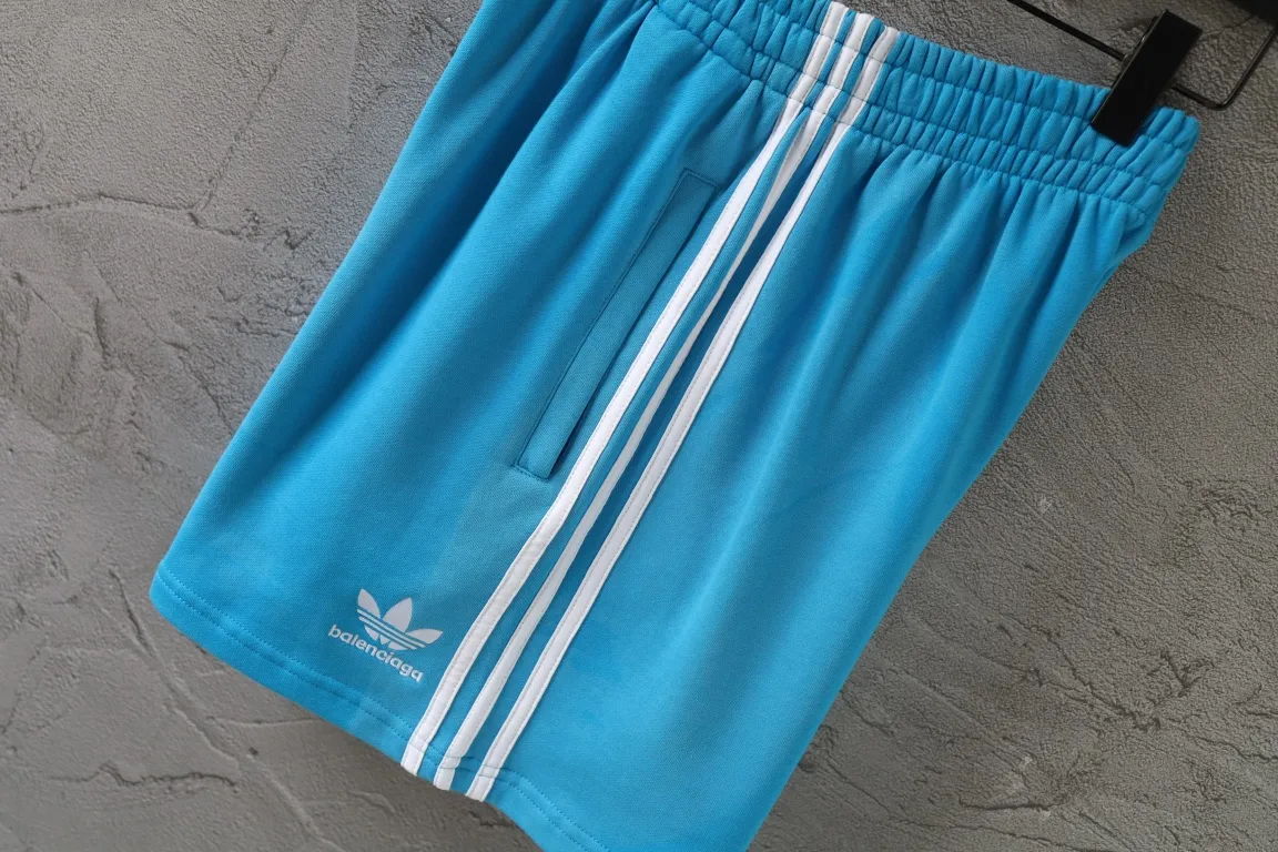 Logo Embroidered Striped Jersey Shorts D16521271 — view 14
