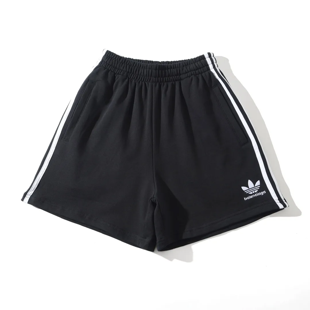 Logo Embroidered Striped Jersey Shorts D16521271 — view 37
