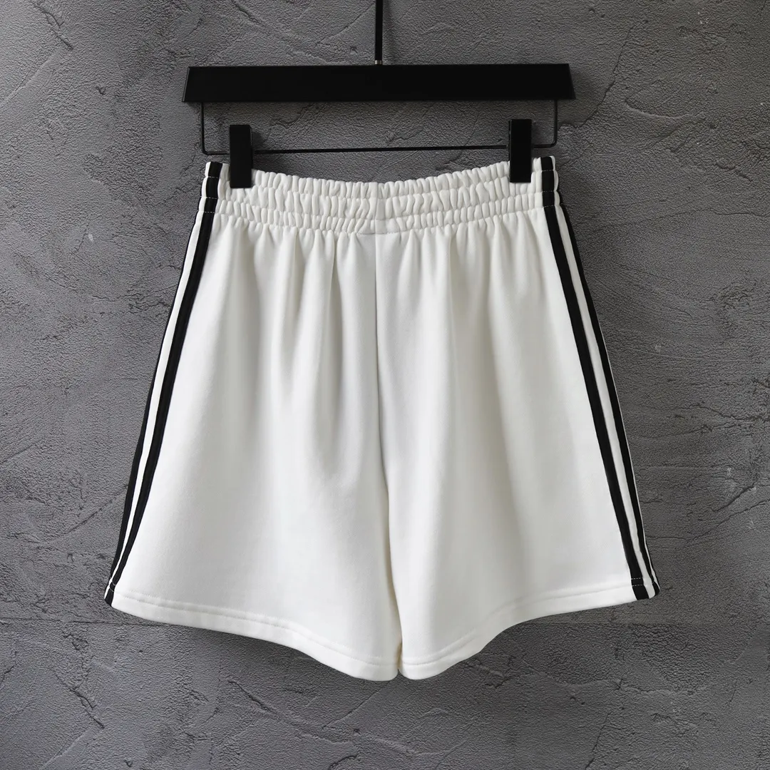 Logo Embroidered Striped Jersey Shorts D16521271 — view 47