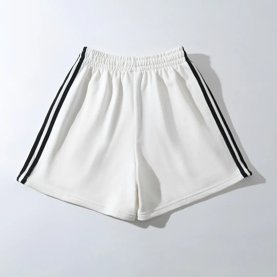 Logo Embroidered Striped Jersey Shorts D16521271 — view 56