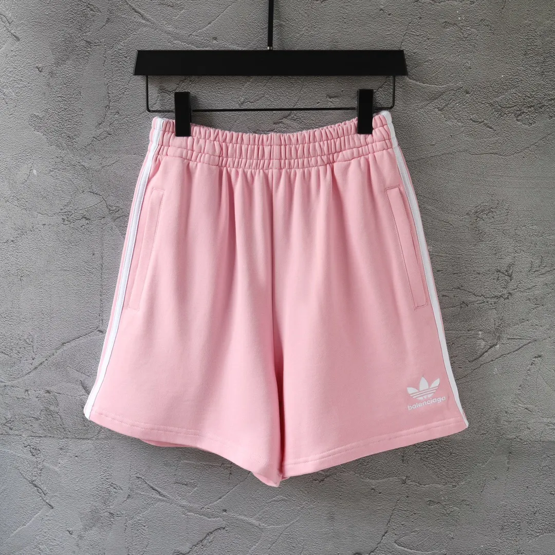 Logo Embroidered Striped Jersey Shorts D16521270