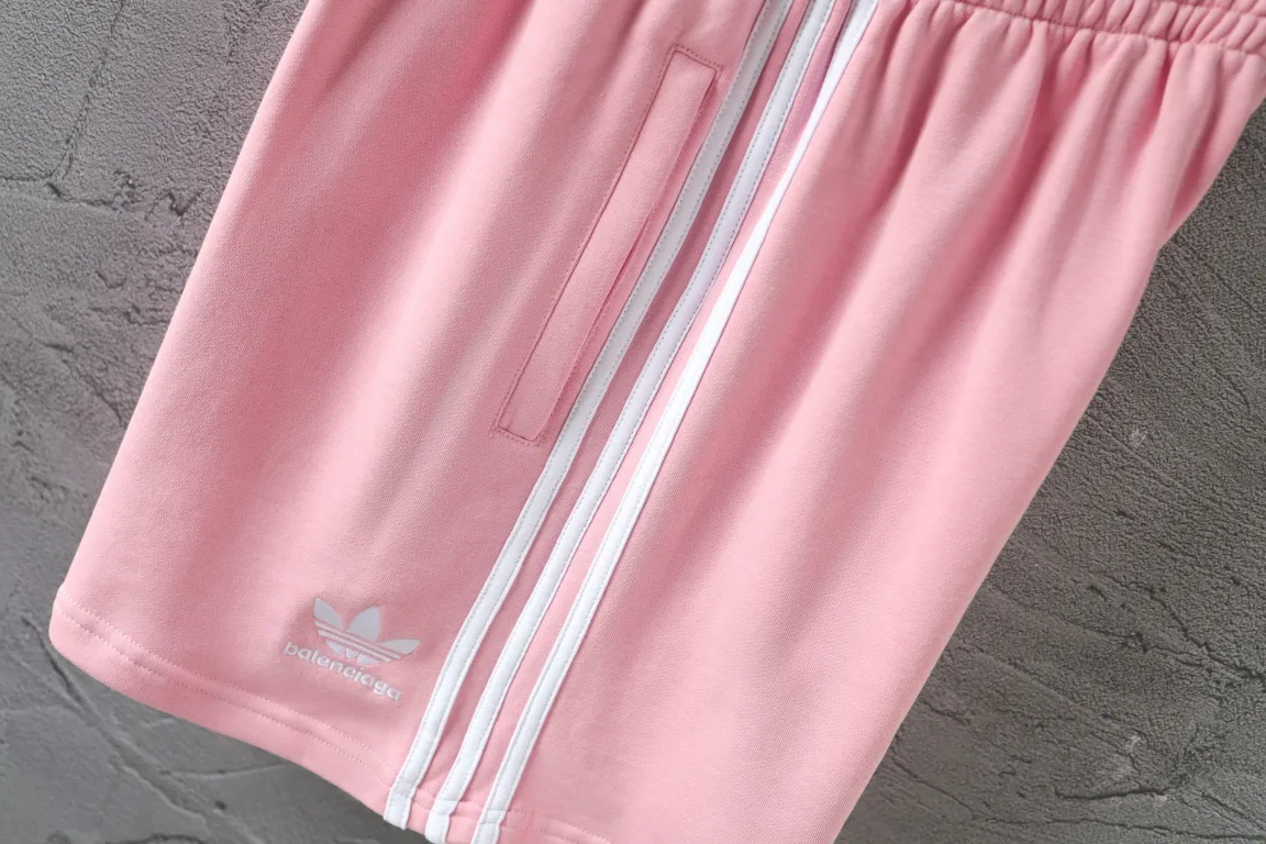 Logo Embroidered Striped Jersey Shorts D16521270 — view 4