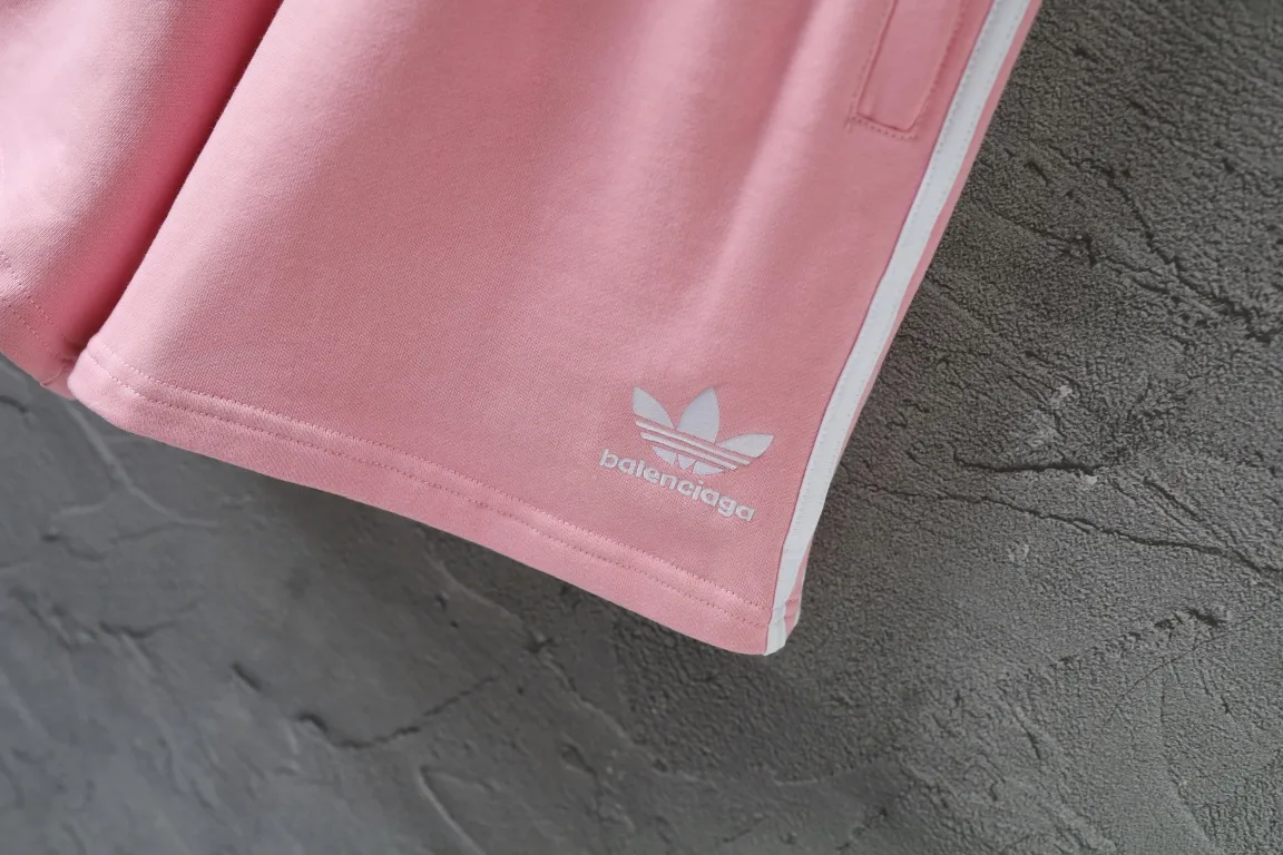 Logo Embroidered Striped Jersey Shorts D16521270 — view 5
