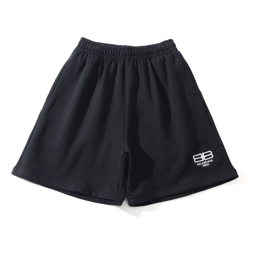 BB Logo Embroidered Cotton-Jersey Shorts D16521266 — view 10