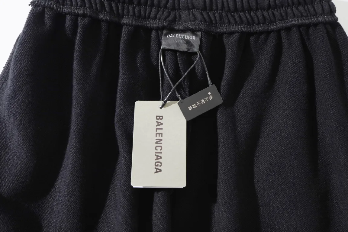 BB Logo Embroidered Cotton-Jersey Shorts D16521266 — view 17