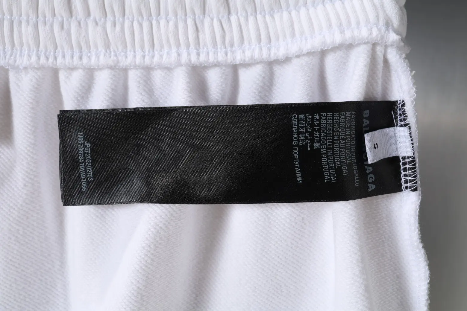 Logo Print Cotton Jersey Shorts D16518806 — view 7