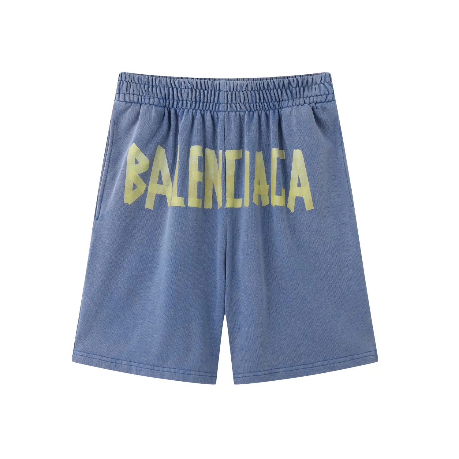 Logo Print Distressed Cotton Shorts D18918808 — view 10