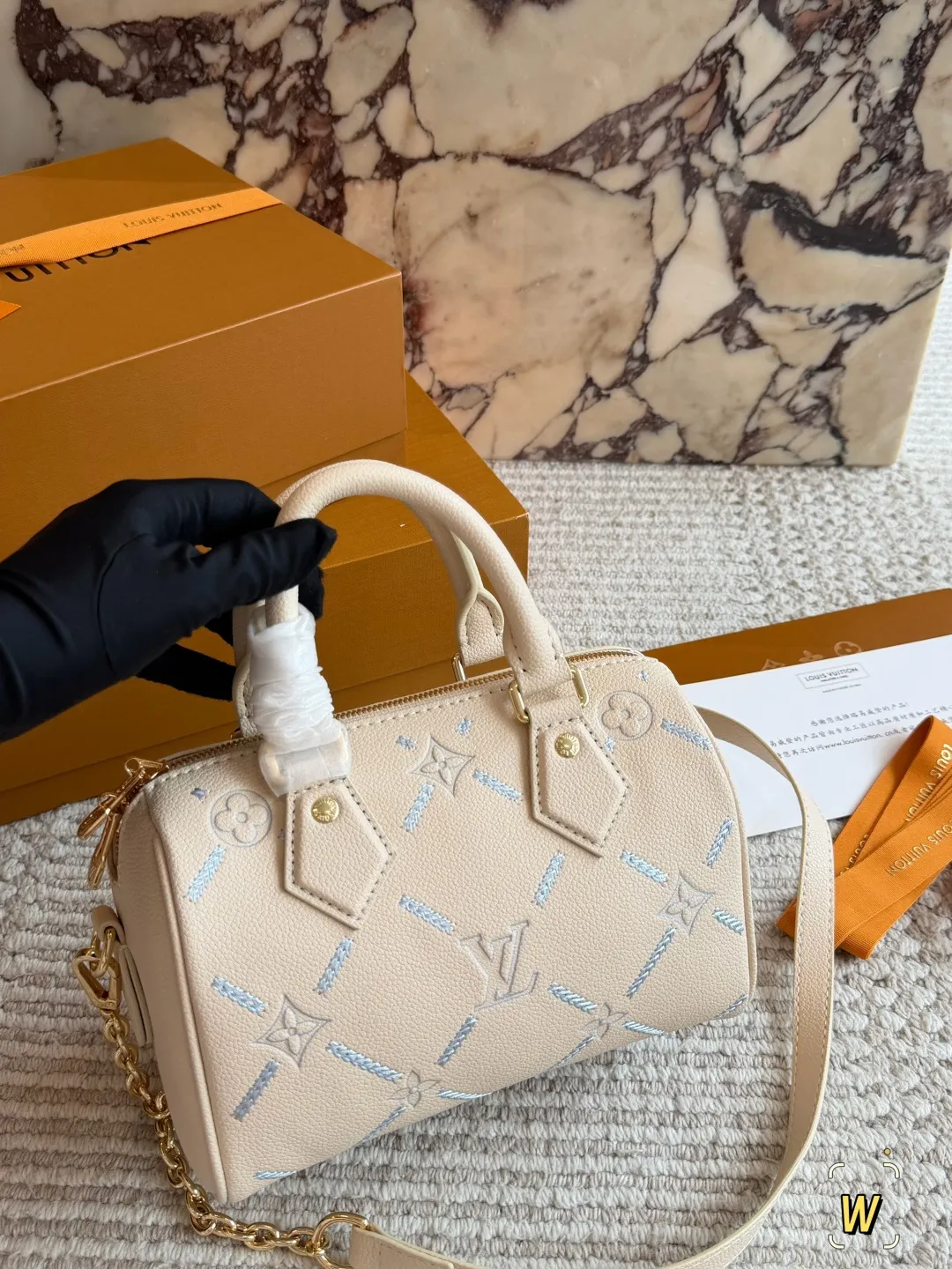 Speedy 20 Monogram Empreinte Top-Handle Bag D34518165 — view 6