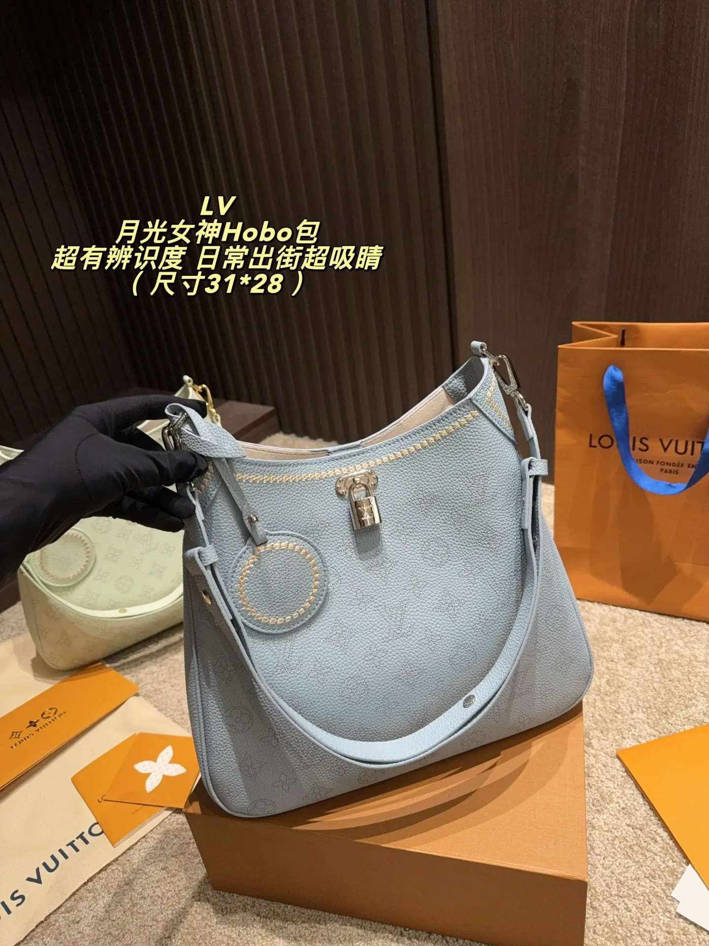 Beaubourg Hobo Monogram Perforated Leather Bag D34517924 — view 14
