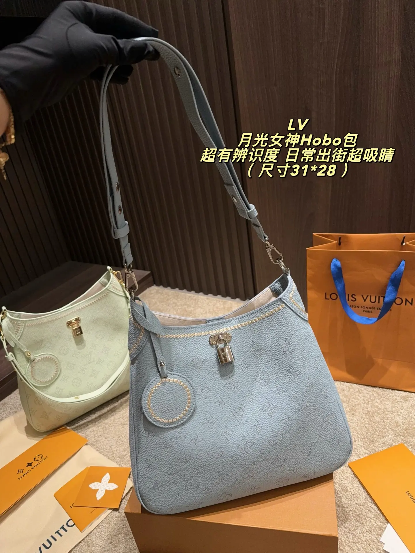 Beaubourg Hobo Monogram Perforated Leather Bag D34517924 — view 12