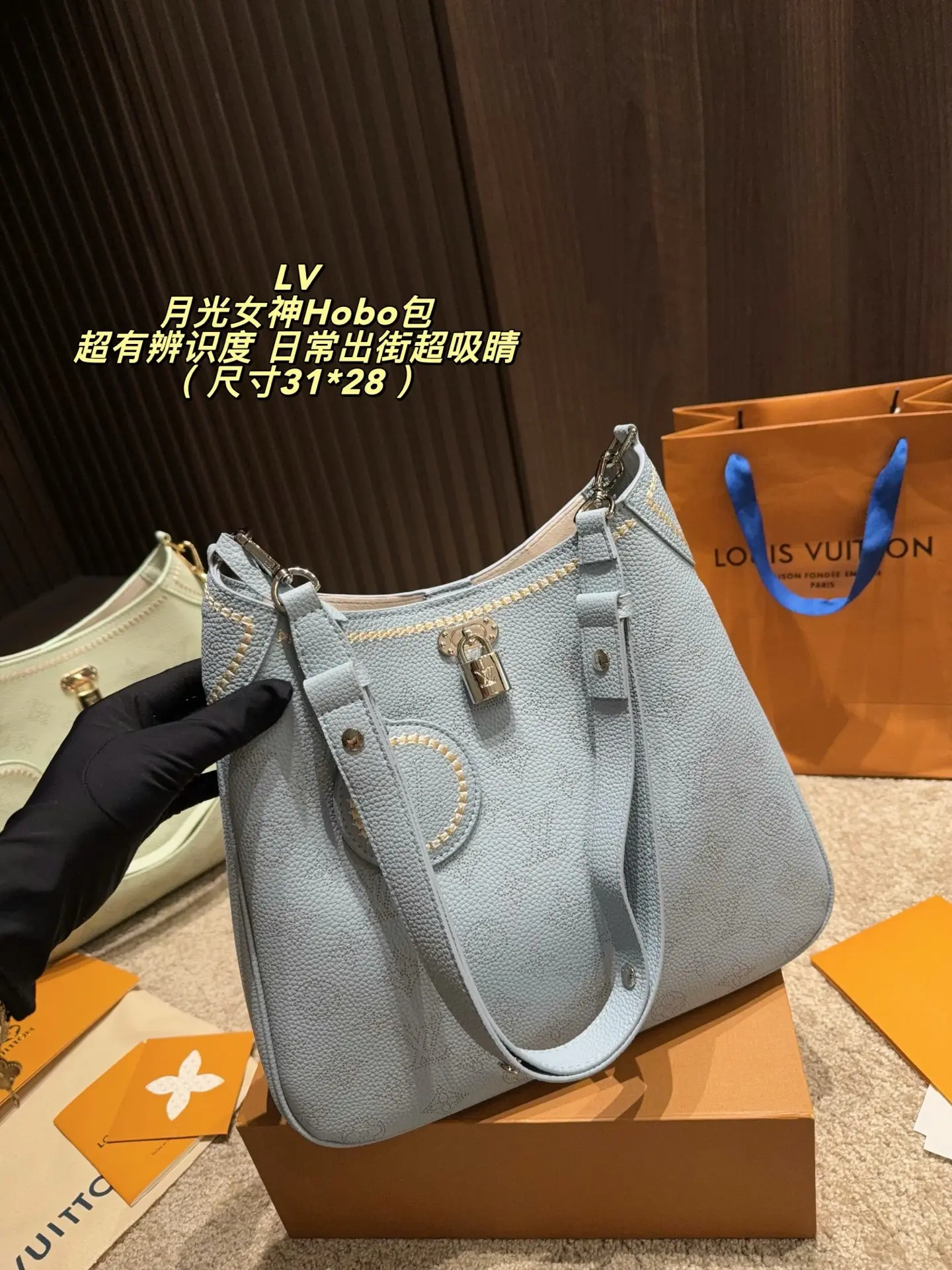 Beaubourg Hobo Monogram Perforated Leather Bag D34517924 — view 17