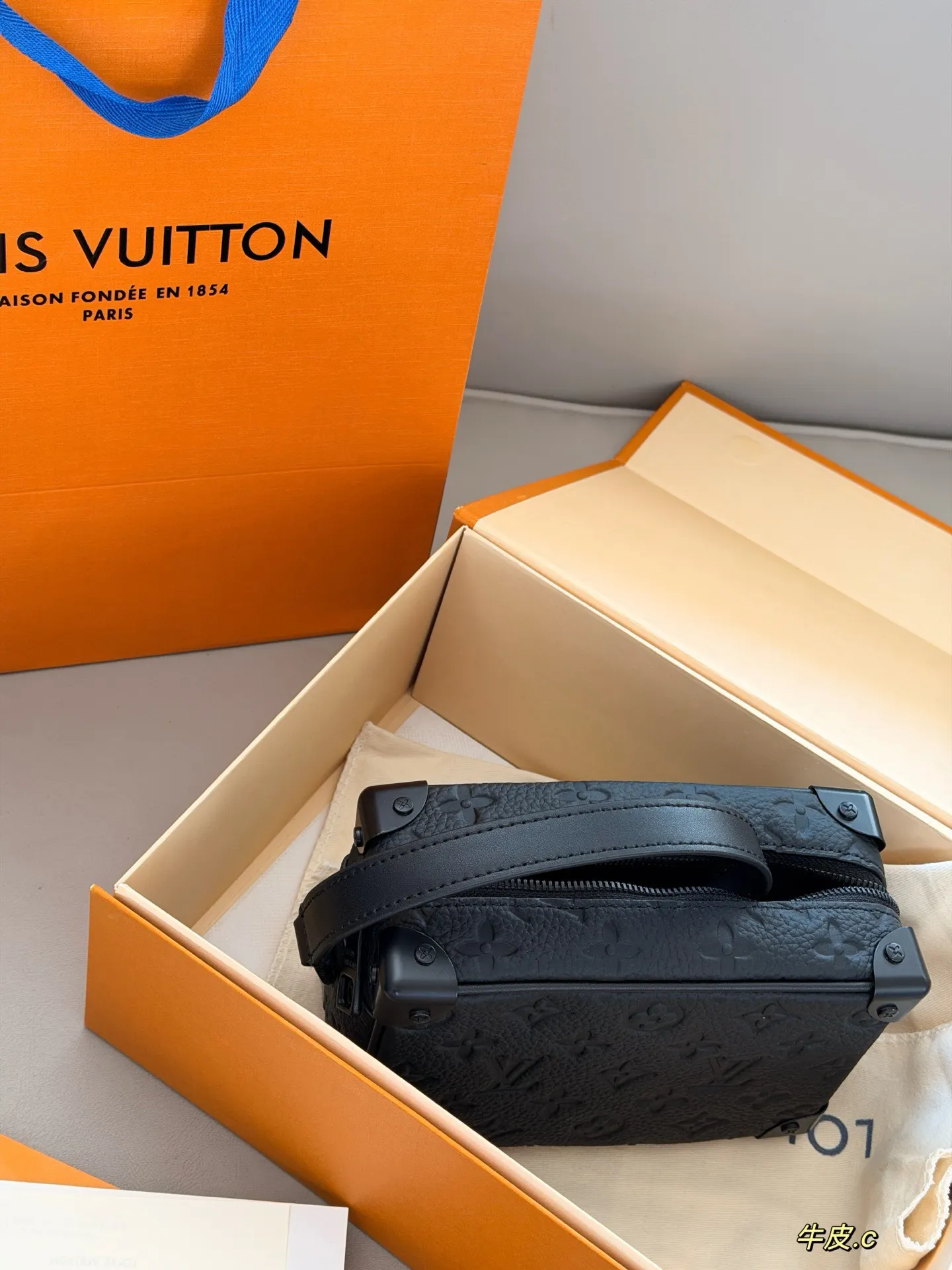 Monogram Embossed Box Bag D34518230 — view 6