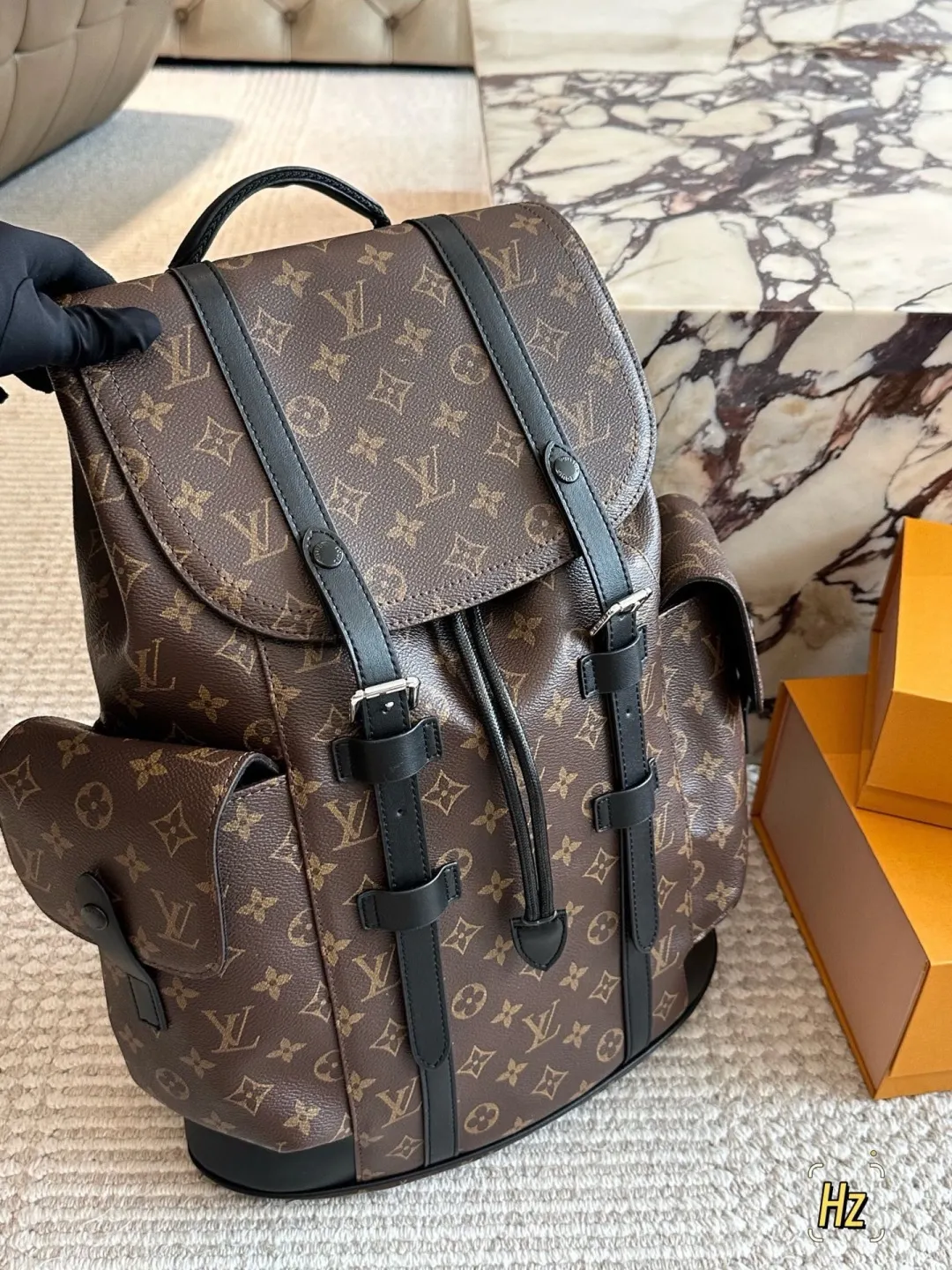 Tiro Monogram Canvas Backpack D34517985 — view 7